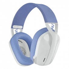 Căști gaming Logitech G435, Wireless, Alb/Liliac