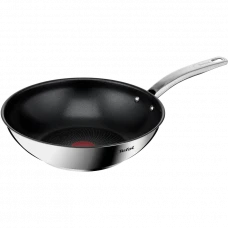 Tigaie WOK Tefal B8171944, 3,6L, 28cm, Oțel inoxidabil
