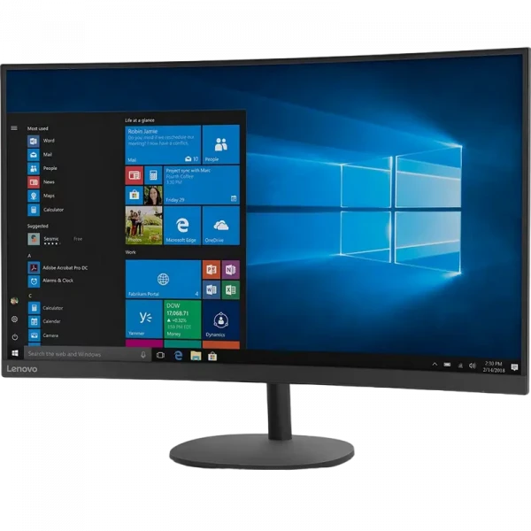 31,5 Монитор Lenovo D32qc-20, VA 2560x1440 WQHD, Чёрный