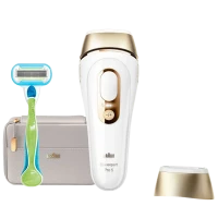 Фотоэпилятор Braun Silk-expert Pro 5 PL5054, Белый | Золотистый