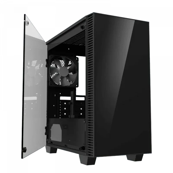 Компьютерный корпус Gamemax H608 Mini Abyss, Mini-Tower, Без блока питания, Чёрный