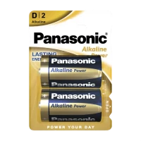 Батарейки Panasonic LR20REB, D, 2шт.