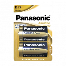 Батарейки Panasonic LR20REB, D, 2шт.