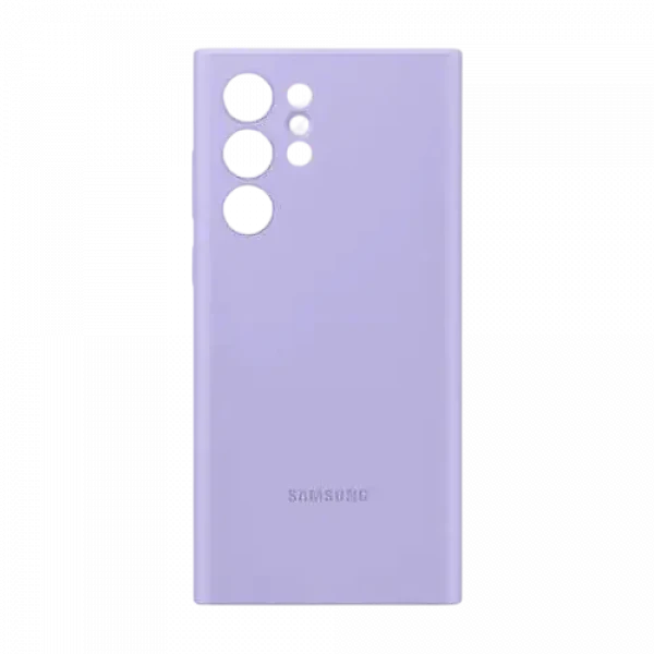 Чехол Samsung Silicone Cover for Galaxy S22 Ultra, Фиолетовый