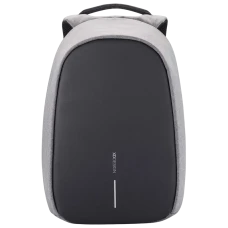 Rucsac pentru Laptop Bobby PRO, 15.6, Piele artificială, Gri