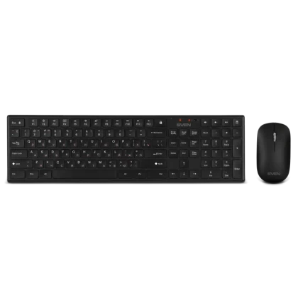 Клавиатура и мышь SVEN KB-C2550W, Беспроводное, Чёрный