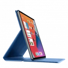 Husă pentru tabletă Cellularline Folio - iPad Air 10.9 (2020), Piele artificială, Albastru