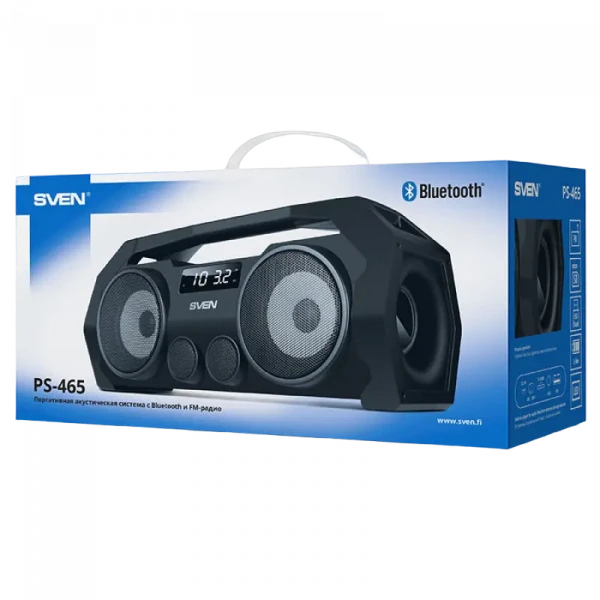 Boxă portabilă SVEN PS-465, Negru