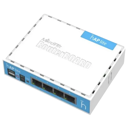 Маршрутизатор MikroTik hAP Lite, Белый