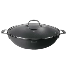 Tigaie WOK Rondell RDA-114, 32cm, Negru