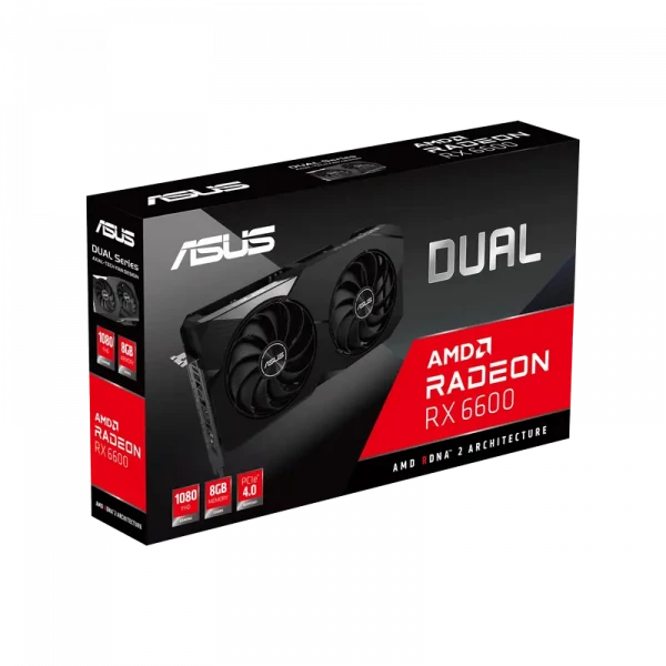 Placă Video ASUS DUAL-RX6600XT-O8G, 8GB GDDR6 128bit