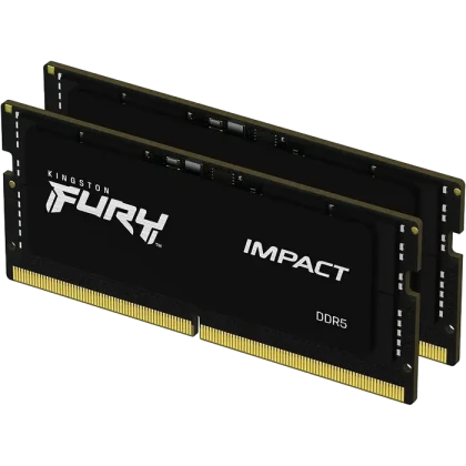 Оперативная память Kingston FURY Impact, DDR5 SDRAM, 6000 МГц, 32 Гб, KF560S38IBK2-32