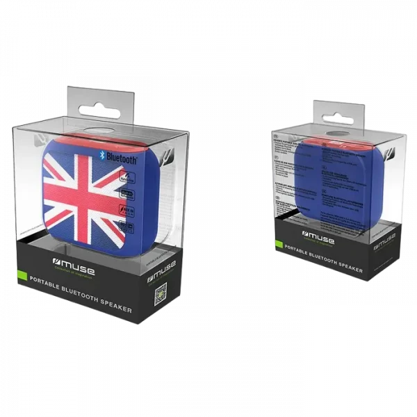 Портативная колонка MUSE M-312 BTK, Разноцветный