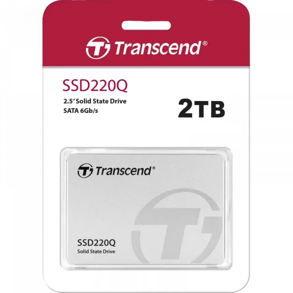 Накопитель SSD Transcend SSD220Q, 2000Гб, TS2TSSD220Q