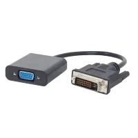 Видеоконвертер Cablexpert A-DVID-VGAF-01, DVI-D (M) - SVGA (F), 0,2м, Чёрный