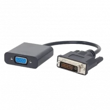Convertor Video Cablexpert A-DVID-VGAF-01, DVI-D (M) - SVGA (F), 0,2m, Negru