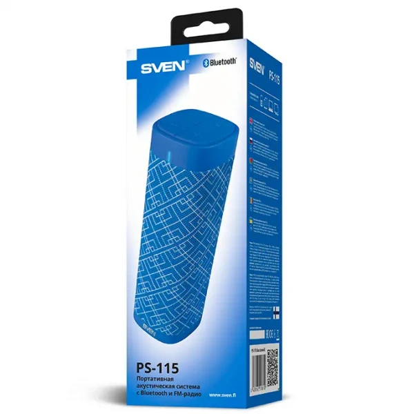 Портативная колонка SVEN PS-115, Синий