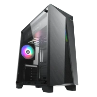 Компьютерный корпус Gamemax Nova N6, Midi-Tower, Без блока питания, Чёрный