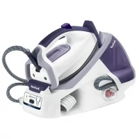 Fier de călcat cu generator de abur Tefal GV7558E0, 2400W, Alb Violet