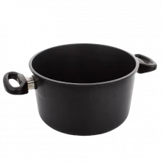 Cratiță AMT Gastroguss I-924-E, 5L, 24cm, Negru