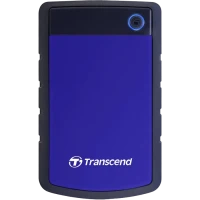 Внешний портативный жесткий диск Transcend StoreJet 25H3B, 2 ТБ, Морской Синий (TS2TSJ25H3B)