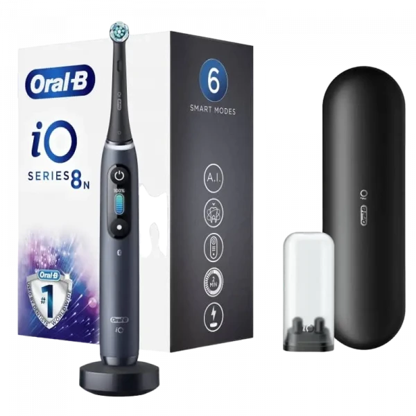Periuță de dinți electrică Braun Oral-B iO 8 Black, Black Onyx