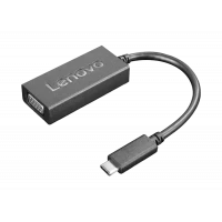 Adaptor USB Lenovo USB-C to VGA, Negru