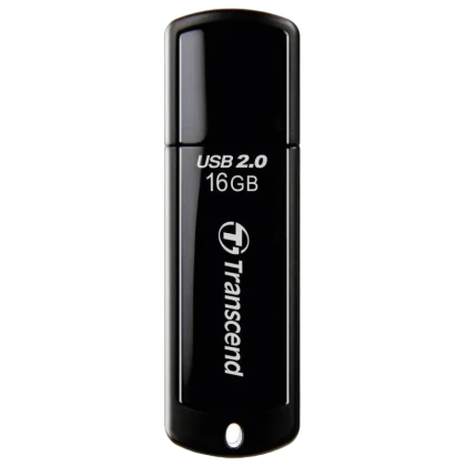 USB Flash накопитель Transcend JetFlash 350, 16Гб, Чёрный