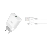 Încărcător XO L63, 15W, Alb