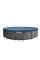 Piscină cu cadru metalic Intex GreyWood Premium, 24311L, Gri închis, 26744