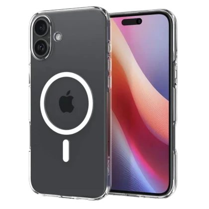Husă Spigen iPhone 16 Liquid Crystal Mag, Clear