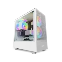 Компьютерный корпус NZXT H5 Flow RGB, Midi-Tower, ATX, Белый