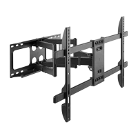 Настенное крепление для телевизора Gembird WM-80ST-02, Чёрный