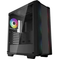 Carcasă PC Deepcool CC560 ARGB, Midi-Tower, ATX PS2 , Negru