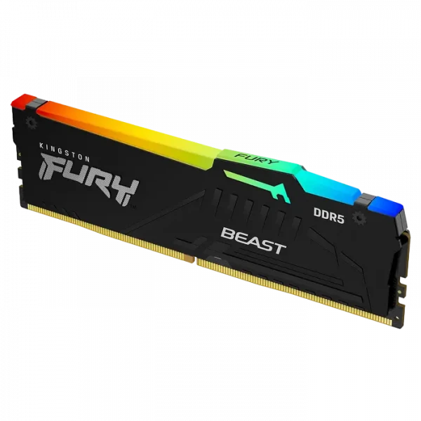 Оперативная память Kingston FURY Beast RGB, DDR5 SDRAM, 5600 МГц, 64Гб, KF556C36BBEAK2-64
