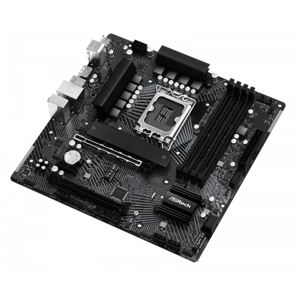 Placă de bază ASRock B760M PG LIGHTNING/D4, LGA1700, Intel B760, Micro-ATX