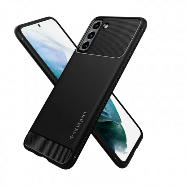 Чехол Spigen Galaxy S21, Rugged Armor, Матовый черный