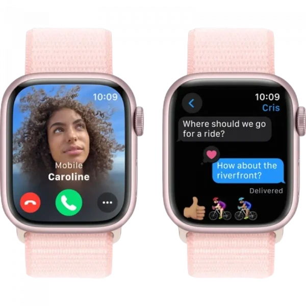 Умные часы Apple Watch Series 9, 41мм, Light Pink