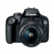 Aparat foto DSLR Canon EOS 4000D & EF-S 18-55mm f/3.5-5.6 DC III KIT