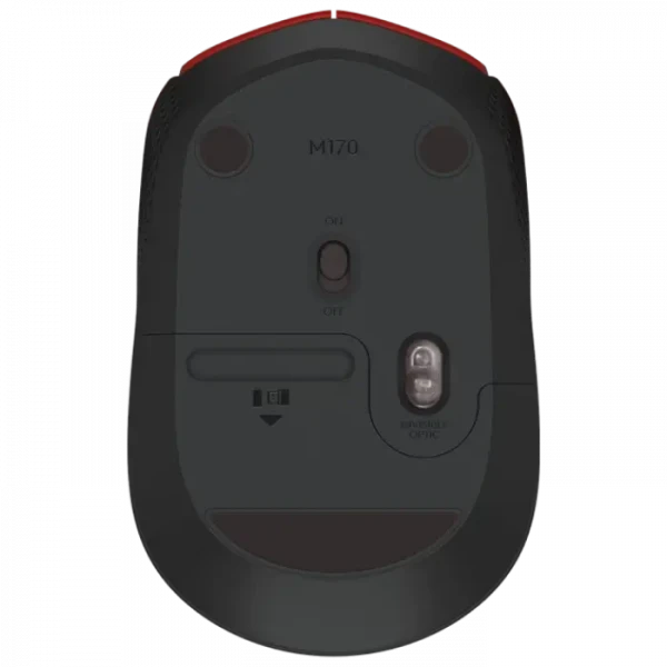 Mouse Wireless Logitech M171, Roșu