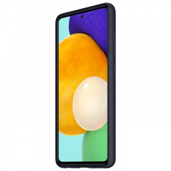 Чехол Samsung Silicone Cover Galaxy A52, Чёрный