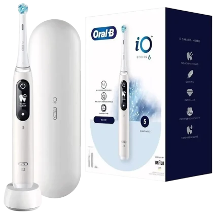 Электрическая зубная щетка Oral-B iO Series 6, Белый