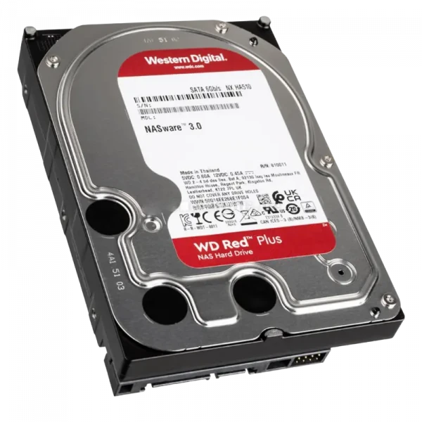 Жесткий диск Western Digital WD Red Plus, 3.5, 2 ТБ &lt,WD20EFZX&gt,