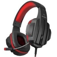 Игровая Гарнитура SVEN AP-G300MV, Проводной аналоговый, Чёрный/Красный