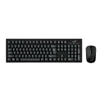 Set Tastatură + Mouse Genius KM-8101, Fără fir, Negru