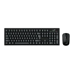 Клавиатура и мышь Genius KM-8101, Беспроводное, Чёрный