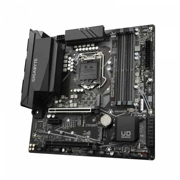Материнская плата Gigabyte Z590M, LGA1200, Intel Z590, Micro-ATX