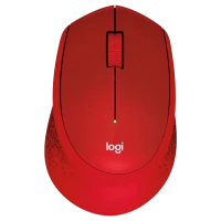 Беcпроводная мышь Logitech M330 Silent Plus, Красный