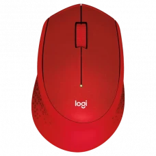Беcпроводная мышь Logitech M330 Silent Plus, Красный