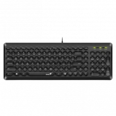 Tastatură Genius SlimStar Q200, Cu fir, Negru